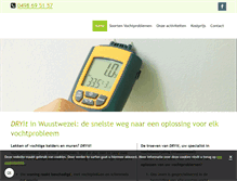 Tablet Screenshot of dryit.be